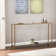 Charlie-Adam 56'' Glass Top Console Table