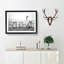 Seagull Flying Over Brighton Beach - Single Picture Frame Painting on MDF-56705597-56705600