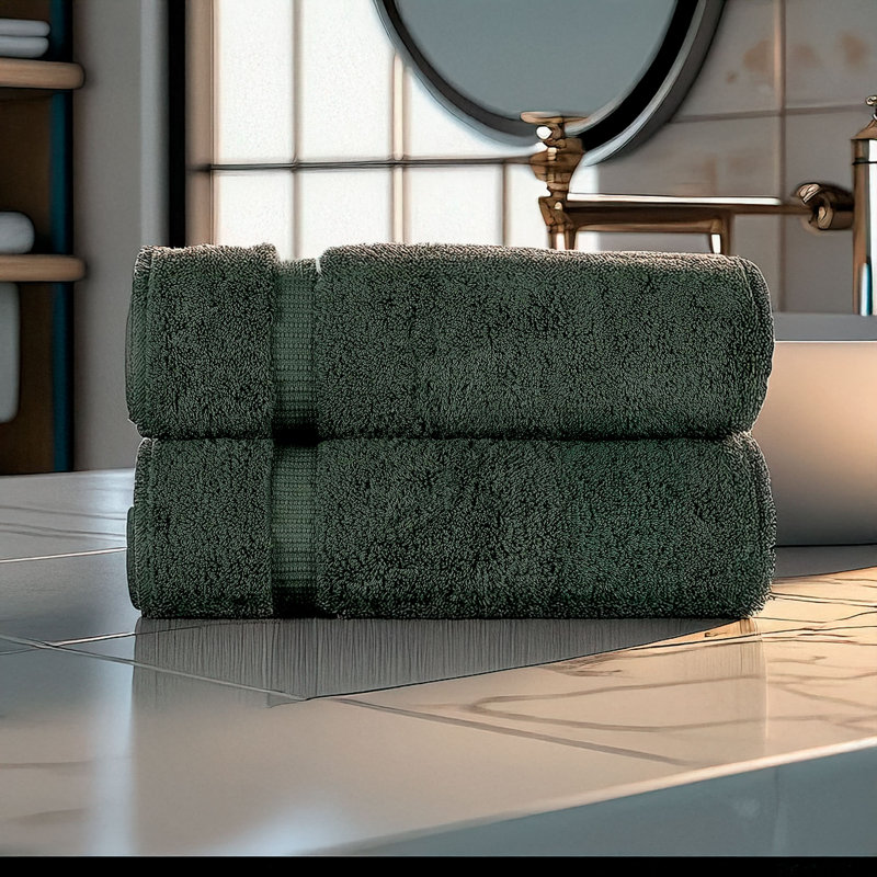 Serviette à main turque de luxe Hamptons, 100% coton turc, serviettes à séchage rapide, très absorbantes et ultra douces pour la maison et le spa