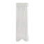Commode haute Lynda, 4 tiroirs, bois d'acacia massif blanc classique