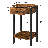 Crellin 27" Tall Iron Nightstand with Storage-717611810