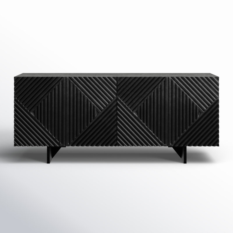 Juara 68.2" Wide Sideboard, Black