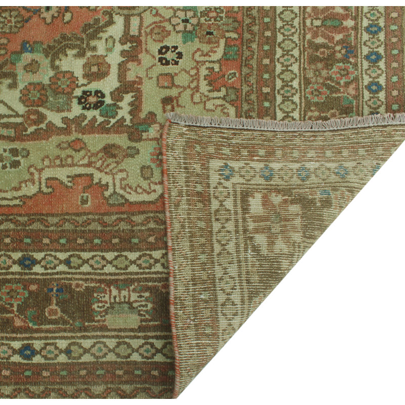 Tapis rouille semi-antique Ullok
