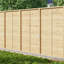 150 cm H x 180 cm W Solid Wood Fence Panels Fencing with 1 Panel(s) Included