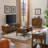 Mid-Century Modern Fluted Sideboard, Adjustable Shelves, Solid Wood Legs - Walnut-2095660566