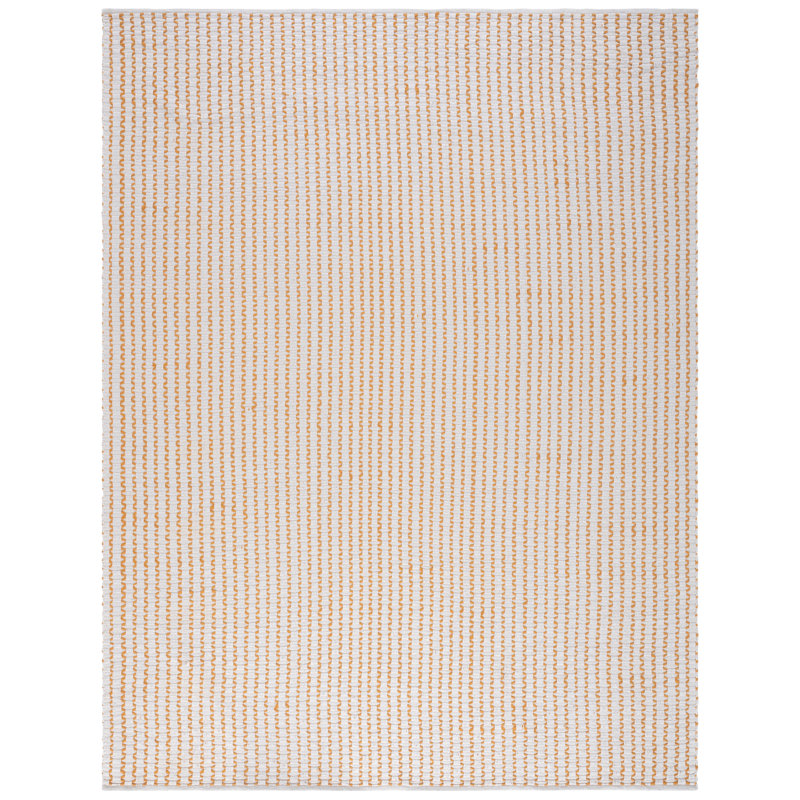 Chevron Handwoven Cotton Area Rug, Rectangle 8' x 10'