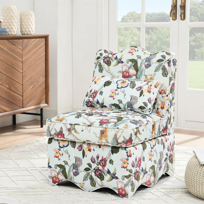 Flannel single dining chair with soft seat