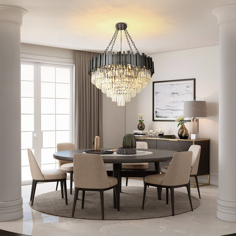 Axana 17 - Light Chandelier, Black