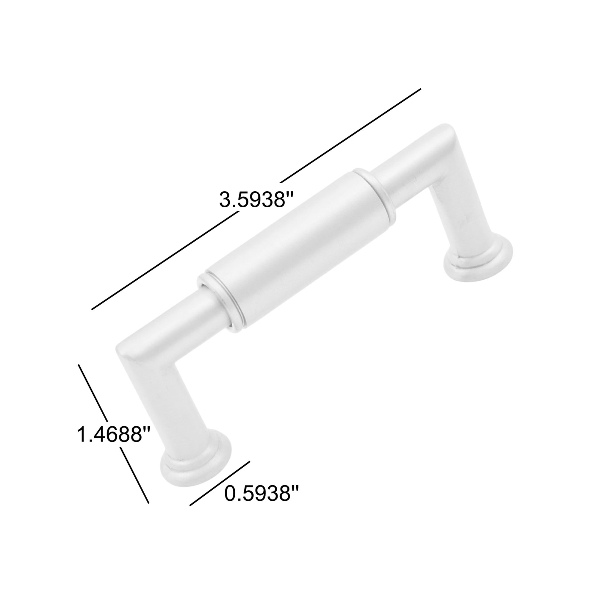 Cylinder Bar / Handle Pull Pull, Oil Rubbed Bronze