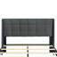 Grand lit plateforme tapissier