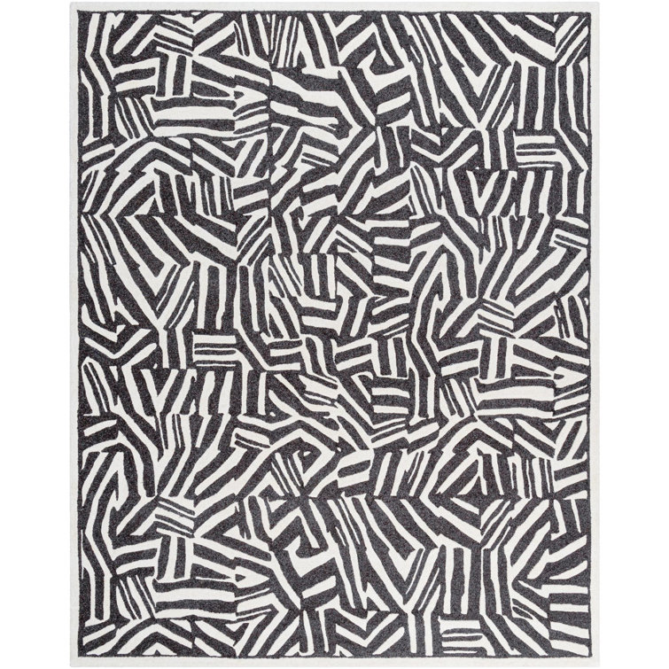 Tapis en laine touffeté à la main Analeya