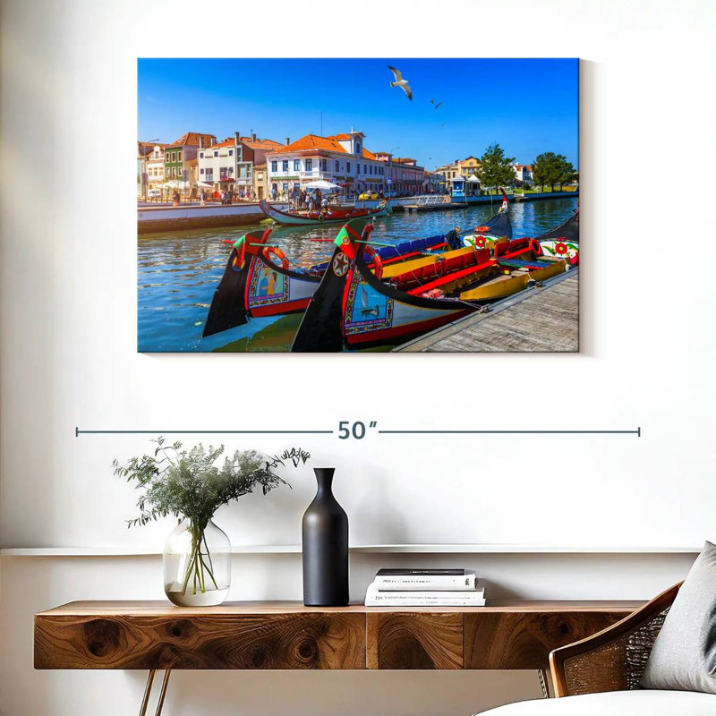 Kavia Traditional Portuguese Boats, 26" H x 39" W