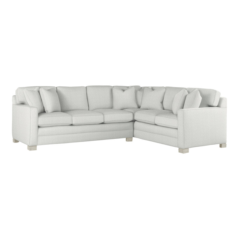 American Bungalow 2-Piece Hillcrest L-Sectional, Callaloo Cotton, Navajo
