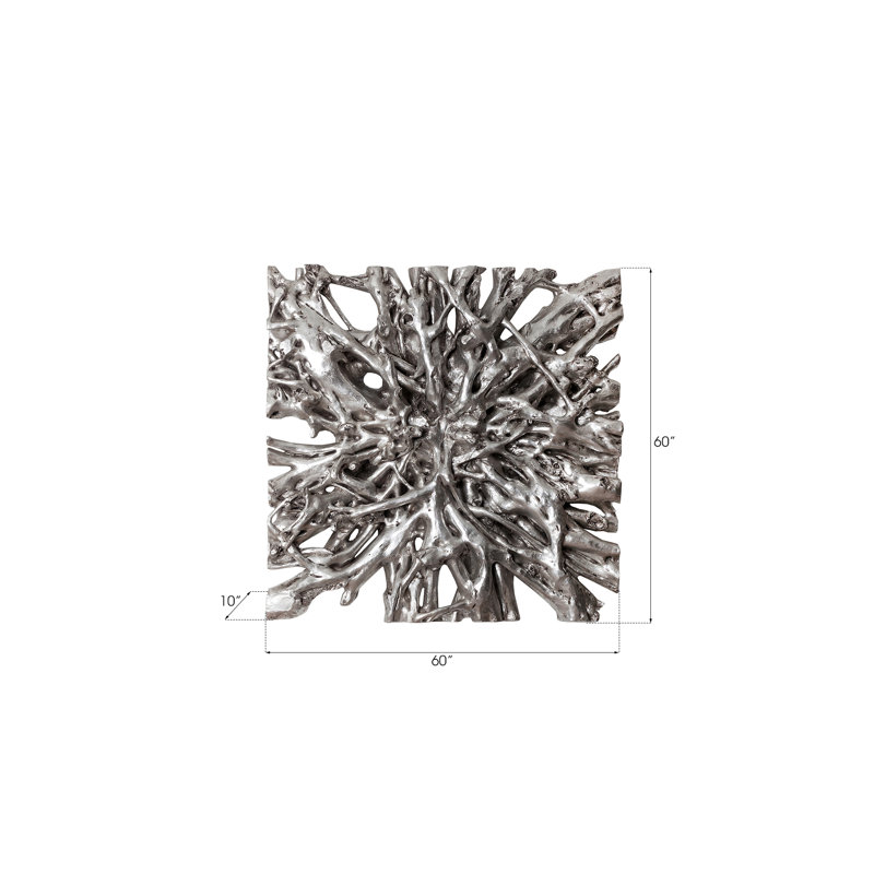 Cast Naturals Square Root Wall Décor