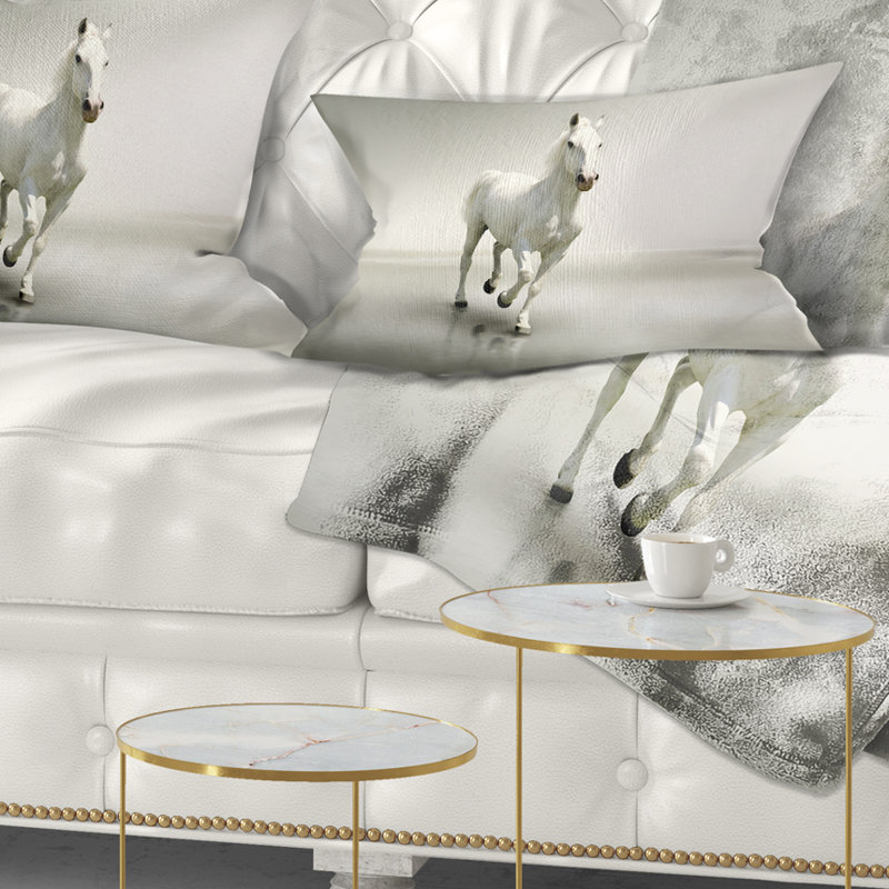 Coussin lombaire à magnifique cheval animal