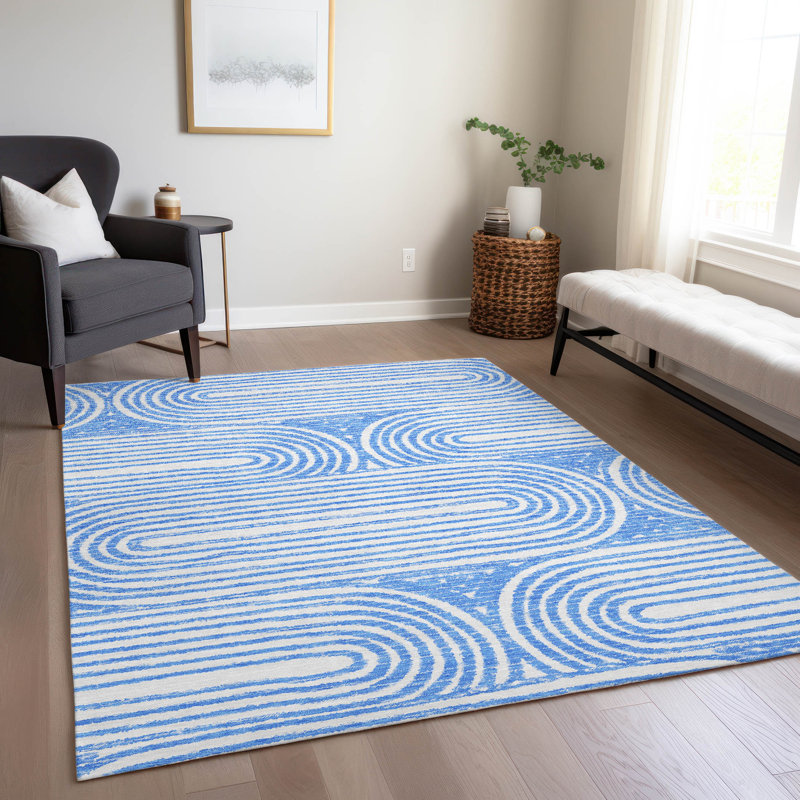 Tapis intérieur / extérieur Kinslee, Rectangle 2 pi 6 po x 3 pi 10 po
