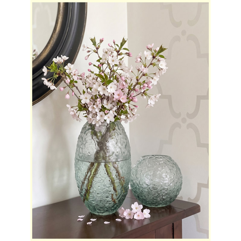 Vase en verre D7.9x13.4H