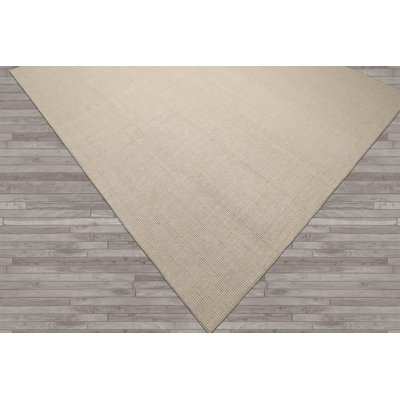 Beige Hand Tufted Multi Size Area Rug Contemporary Textured Design