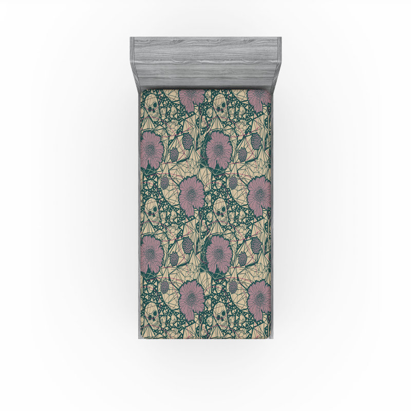 Drap-housse gothique Ambesonne Witchy Goth, Drap-housse de taille simple