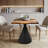 Square Wood Epoxy Dining Table Top 35"-1448687680