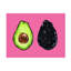 Avocat sur rose sur toile par Alice Straker-2079104229
