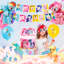 My Little Pony Party Decorations,134pcs My Little Pony Birthday Decorations