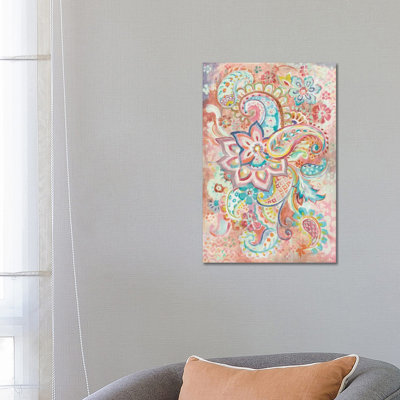 Paisley Galore by Danhui Nai - Wrapped Canvas Print