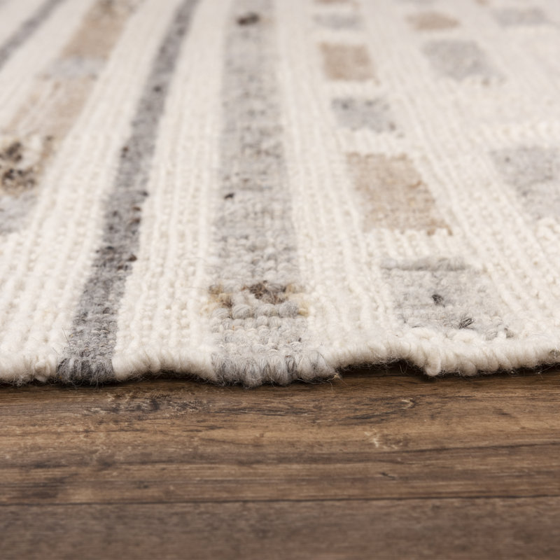 Tapis tissé à la main Tenby Dhurrie, Rectangle 9 pi x 12 pi