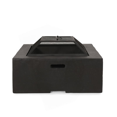 Square Wood-Burning Fire Pit