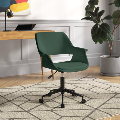 Colette Velvet Office Chair