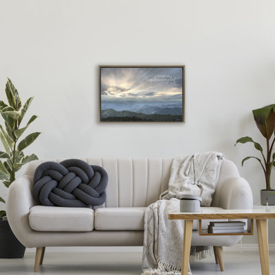 «Light Will Always Shine Landscape Floating Frame», conception par Lori Deiter