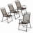 Steel Outdoor Folding Dining Armchair