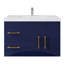 Ensemble de meuble-lavabo simple mural 35 po Hebersham-1175856389