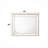 Laveda Pearl White Finish Mirror W/LED