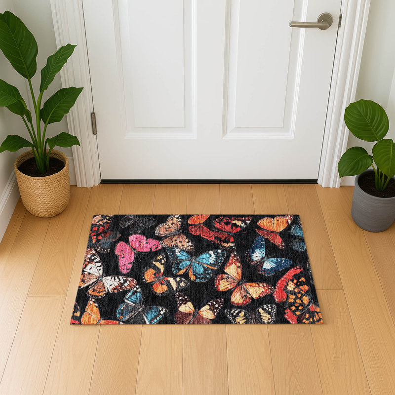 Tapis Premium lavable à la machine Mayfield AMF2201, Noir, 1 pi 8 po x 2 pi 6 po