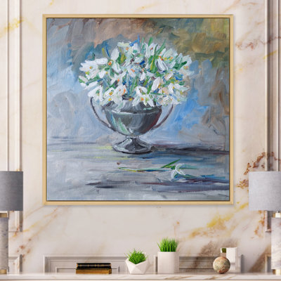 Bouquet Tender Spring First Snowdrops - Peinture