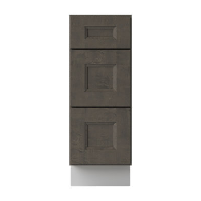 Armoire de salle de bain en bois massif prête à assembler avec tiroir Shaker - comptoir non inclus