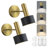 Modern Rechargeable Led Wall Sconce （Set of 2）