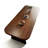 Nut-brown+Black Rectangular Solid Wood Dining Table-311030505