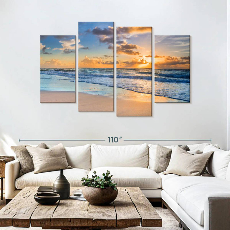 Gillard Morning Beach Happiness Sunrise FL, H 54 po x l 84 po
