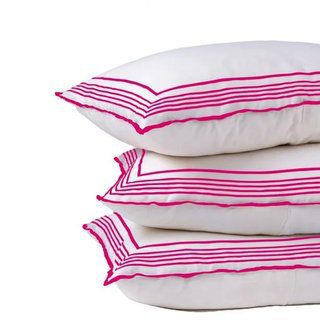 Smart Border 400TC Cotton Embroidery Sateen Solid Euro Pillow Sham