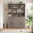71'' H Bookcase With 2 Drawers-2133394861