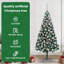 Artificial Christmas Tree with 300 LEDs with Stand-257512296-257512301