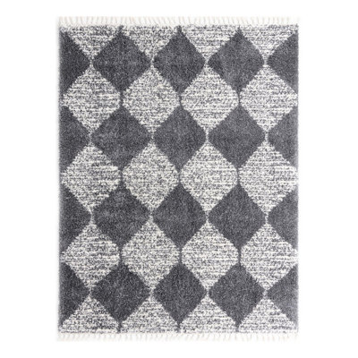 Serenity Shag Geometric Indoor Rug