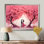 Couple Love Under The Tree II - Paysage romantique, art mural