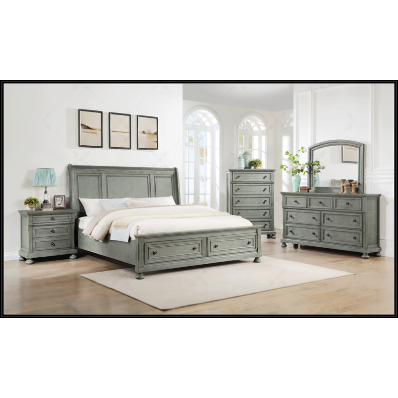 Modern Style King Bed