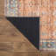  Tapis lavable antidérapant - Tapis de bordure traditionnel orange / bleu sarcelle pour vestibule, couloir, salle de bain et cuisine-114442331
