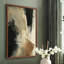 «Baked Paintstrokes V», reproduction encadrée en bois massif-2107057366-2107057361