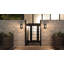 Lanterne murale d'extérieur en verre givré noir mat-68740231