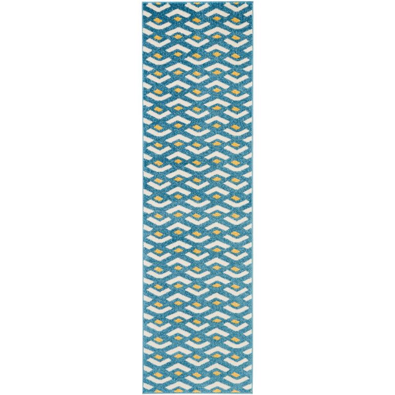 Petrina Geometric Indoor Rug, Rectangle 2'2" x 7'6"